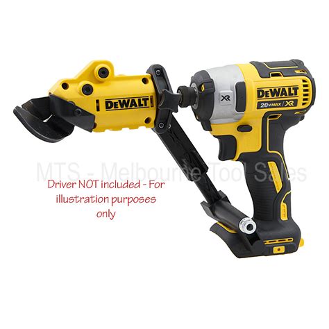 sheet metal cutter drill attachment|dewalt sheet metal cutter attachment.